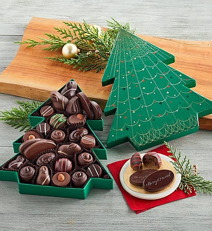 Christmas Tree Box of Chocolates 